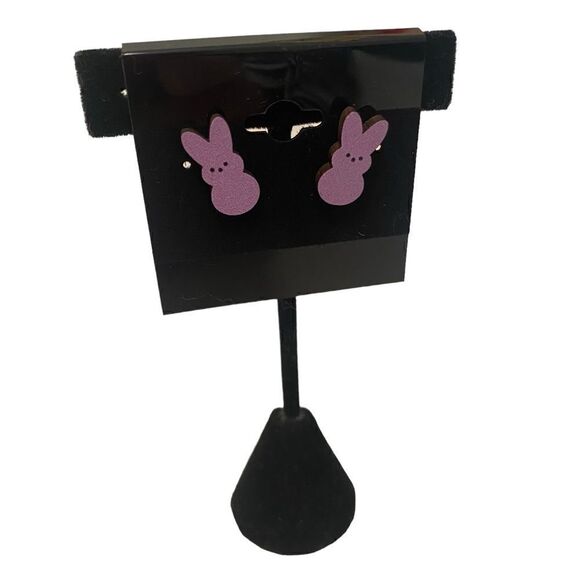 Adorable Handmade Small Pink Peeps Bunny Posts. - Picture 2 of 5